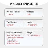 Granulateur de cuivre Lansing haute capacité 100-250 kg/h pour le recyclage des câbles et fils de cuivre