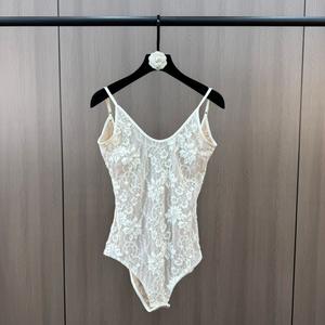ODM Hot Girl Jumpsuit Wind Backless Top Spring Summer Lace Interior Slim-Fit Design <strong>White</strong> Camisole <strong>Vest</strong> for Women <strong>Bodysuits</strong> - Product Image 3
