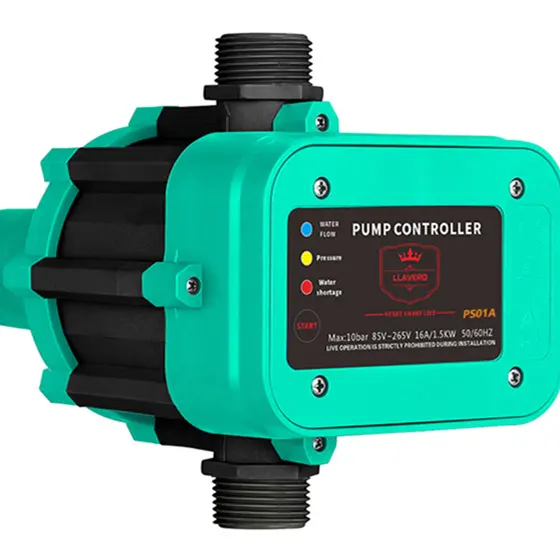 China factory wholesale PS01A type multiple protection water pump GREEN 1.1KW 250V Pump pressure controller