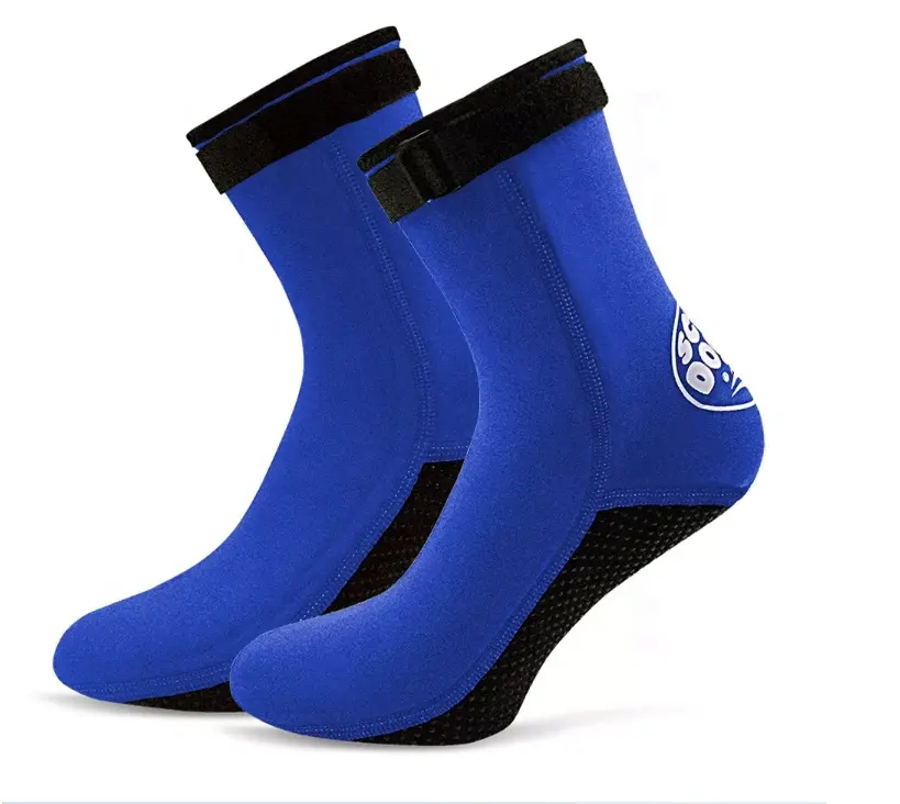 Botas de neoprene para praia e esportes, meias de mergulho, natação, água, botas de praia, mergulho, unissex, 3mm