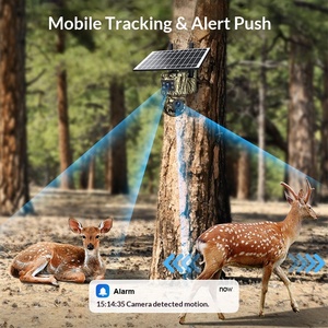 מצלמה סולארית חיצונית ראיית לילה טלפון נייד ניטור מרחוק משקפת זיהוי דמוי אדם כרטיס זיכרון - Product Image 3