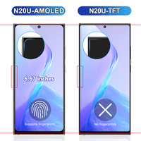 Écran LCD TFT en gros pour Samsung Galaxy Note 20 Ultra – Assemblage d'écran tactile et numériseur de remplacement