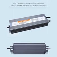 Alimentation électrique étanche à LED CC monophasée pour extérieur, 240V 50/60Hz 12-24V 12.5A 150W pour éclairage LED