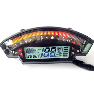 Pantalla LCD <span class=keywords><strong>para</strong></span> Motocicleta, Tablero <span class=keywords><strong>de</strong></span> Instrumentos <span class=keywords><strong>de</strong></span> <span class=keywords><strong>6</strong></span> <span class=keywords><strong>Velocidades</strong></span>, Odómetro Universal Multicolor, Velocímetro, Tacómetro - Product Image 2
