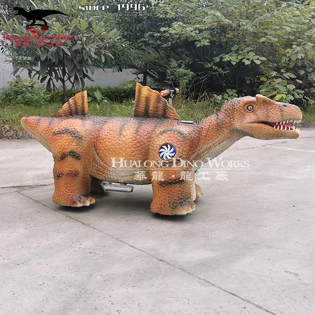Outro parque de diversões produtos animatronic passeio no carro de dinossauro para venda