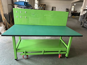 Banco da Lavoro Mobile Antistatico ESD OEM, Tavolo da Lavoro in Metallo Resistente con Ruote per Officine Elettriche - Product Image 2