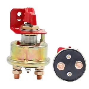 12V ON-OFF Battery Isolator Car Truck Universal Heavy Duty Battery Disconnect Switch Isolator Switch