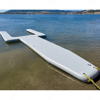 Fabriqué en Chine quai gonflable en PVC plate-forme d'île flottante dock gonflable de l'eau flotteurs dock gonflable de SUP
