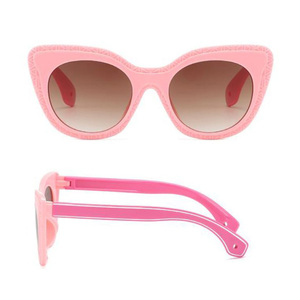 Wholesale 2022 <strong>Baby</strong> Summer Sunglasses for Girls Pink PC <strong>Frame</strong> Oval Sun <strong>Glasses</strong> with UV400 Lenses for Beach Seaside Kids - Product Image 3