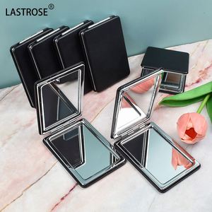 Portable Rectangular PU Leather Folding Vanity Mirror Daily Use Cosmetic <b>Makeup</b> <b>Tool</b> - Product Image 2