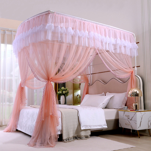 Rideau à baldaquin de lit princesse double couche <span class=keywords><strong>moustiquaire</strong></span> confortable <span class=keywords><strong>moustiquaire</strong></span> - Product Image 1