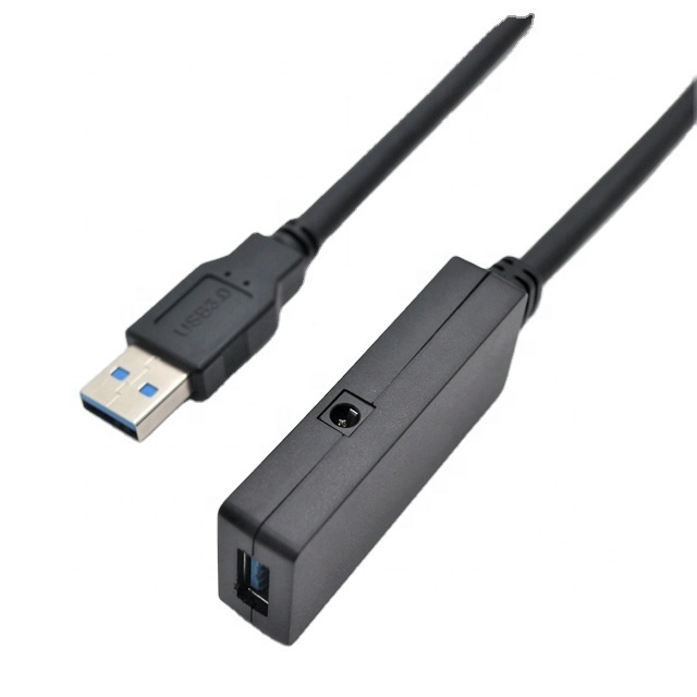 USB 3.0 Active Extension Cable High-Speed 10M 15M 20M 25M USB 3.0 Extender with Signal Amplifier Chipset Data Cables