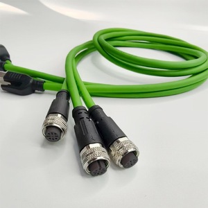 Connecteur de raccordement RJ45 industriel M12 à 4 broches de type A, <span class=keywords><strong>prise</strong></span> femelle, pour câble <span class=keywords><strong>Ethernet</strong></span> de codage réseau, Chine - Product Image 2
