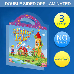 Livres d'autocollants pour enfants de 2 à 5 ans, éducation précoce, scènes réutilisables, livre d'images de contes de fées et de princesses à faire soi-même - Product Image 3