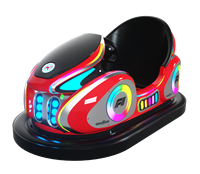 Voiture tamponneuse en fibre de verre à piles pour usage intérieur et extérieur, manège pour adultes et enfants pour parcs d'aventure et centres commerciaux