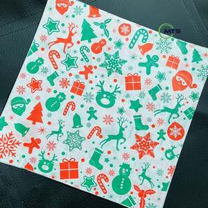 Emballage en papier alimentaire résistant à la graisse et à l'huile, avec logo personnalisé, 30-45 g/m², pour hamburgers, sandwichs, pain, biscuits, lait, gelée, pour les produits de charcuterie - Product Image 2