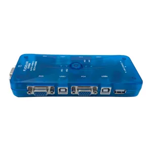 FJ-104UK-T (с 2,0 чистой медью) Fjgear 4 порта USB AUTO kvm Switch vga kvm 4 хосты или другие устройства делятся набором хостов и т. д.