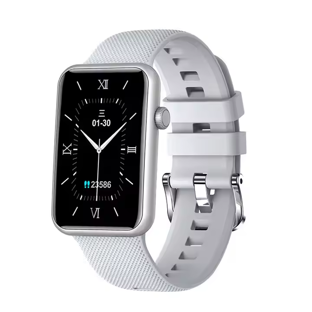 HT5 Full Screen HD BT Call Smart Watch 24-hour Heart Rate Monitoring Body Temperature Exercise