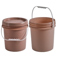 Harga Grosir Ember Plastik PP Putih 10L Anti Bongkar, Tahan Lama, dengan Tutup, Cetak Kustom, Garansi 2 Tahun