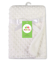 Vente en gros bonne qualité couverture en mousse pour bébé nouveau-né couvertures d'emmaillotage fantaisie solide Double couche couverture pour bébé