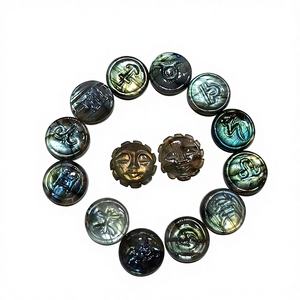 เครื่องประดับแฟชั่นอัญมณีหลวมที่ได้รับการรับรองจากผู้เชี่ยวชาญด้านการตกแต่งด้วยหินลาบราดอไรต์ธรรมชาติสำหรับงานแต่งงานปีใหม่ - Product Image 1