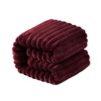 Couverture chaude à rayures, Vente en gros de couvertures, Couverture en flanelle douce, légère, moelleuse, confortable et luxueuse