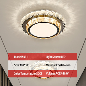 Lámpara <span class=keywords><strong>de</strong></span> <span class=keywords><strong>Techo</strong></span> Moderna <span class=keywords><strong>de</strong></span> Cristal LED <span class=keywords><strong>de</strong></span> Lujo con Diseño <span class=keywords><strong>de</strong></span> Flor <span class=keywords><strong>para</strong></span> Porche, Balcón, Pasillo, Decoración <span class=keywords><strong>para</strong></span> Sala <span class=keywords><strong>de</strong></span> Estar, <span class=keywords><strong>Dormitorio</strong></span> y Cocina - Product Image 1