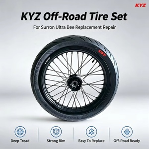 Ensemble de roues Supermoto KYZ Ultra Bee 17 pouces en alliage anodisé, pneus avant 110/70R17 et arrière 140/60R17, haute performance, course, mise à niveau professionnelle - Product Image 5