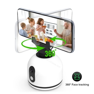 AI Smart F2S AI Intelligent Tracker Suivi automatique du visage à 360 degrés Rotation intelligente <span class=keywords><strong>Stabilisateur</strong></span> de cardan pour selfie de bureau pour <span class=keywords><strong>Smartphone</strong></span> - Product Image 2