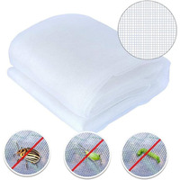 Filet anti-insectes en polyéthylène pour serres et jardins potagers, maille 40, pour arbres et serres