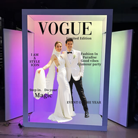 UNIV Kompakte 360-Grad-Fotobox mit Selbstbedienungsdruck und Individueller Markengestaltung für iPad und SLR-Kamera, Ideal für Kleinunternehmen und Events