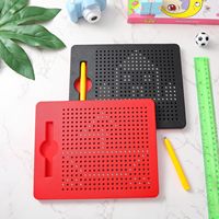 Planche à dessin magnétique pour enfants avec perles et stylet magnétique Montessori tablette magnétique jouet Art jouet de voyage éducatif