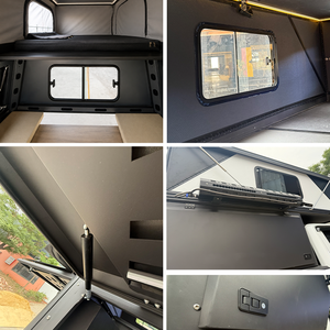 Nuevo Diseño Carter Gris Negro Blanco Tundra Truck Camper Overland Carpa Desplegable de Carcasa Rígida para Camioneta Hiatus Camper - Product Image 6