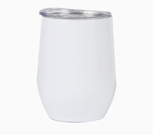 Verre à vin isotherme en acier inoxydable 304 de qualité supérieure, 12 oz, cadeau fête des Mères pour fête au bord de la piscine, patio ASM09 - Product Image 1
