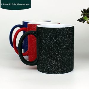 Taza Redonda con Diseño de Venus que Cambia de Color, con Imagen de Cielo Estrellado, Personalizable con Transferencia Térmica, Recubierta para Sublimación, con Palabras Estrelladas, de Cerámica - Product Image 2