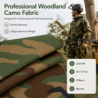 Tissu camouflage en polyester et coton, tissu ripstop camouflage, 230 g/m², tissu tactique pour vêtements de travail en extérieur, uniformes de forêt