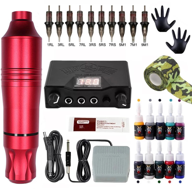 VESTA Новейшая Беспроводная Машинка для перманентного макияжа, перезаряжаемый блок питания, машинка для татуажа бровей, беспроводная