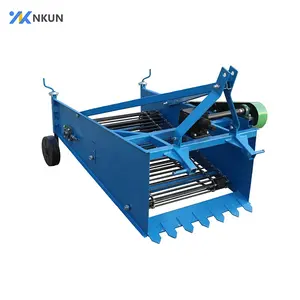 Chinese mini potato harvester farm 2row potato harvester