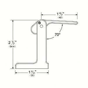 Stainless Steel 304 Privacy <b>Door</b> Latch - Product Image 6