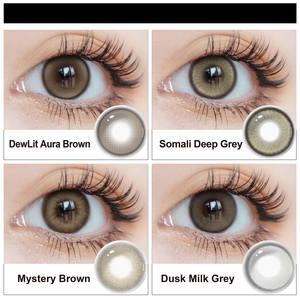 Lenti a Contatto Morbide Marroni Haipurecon, Effetto Naturale, Materiale HEMA, 40% di Contenuto d'Acqua, Colori e Loghi Personalizzati, Vendita all'Ingrosso - Product Image 6