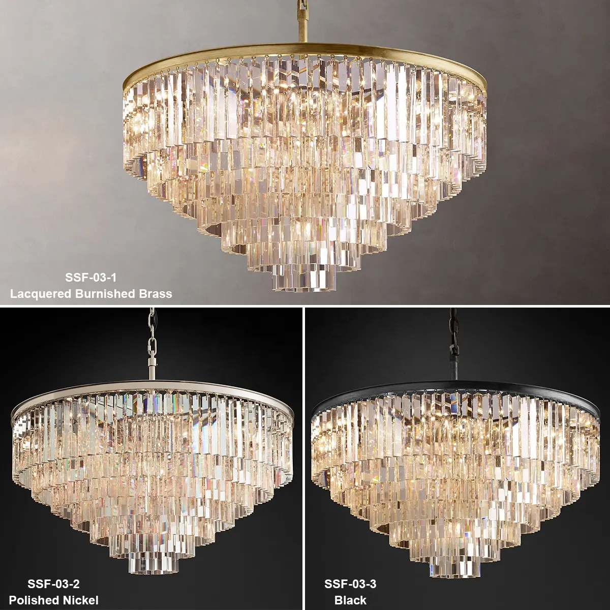 Lustre americano moderno com haste de cristal para sala de estar, sala de jantar, cozinha, ilha, lobby, luminária de vidro