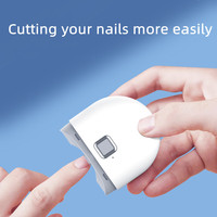 Coupe-ongles électrique automatique rechargeable USB coupe-ongles avec personnalisation du support de la lumière