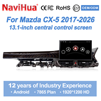 Navihua untuk Mazda CX-5 2017-2026 Upgrade Mobil 13.1 Inch Radio Mobil Android Multimedia Carplay DSP Auto Stereo Head Unit Autostereo