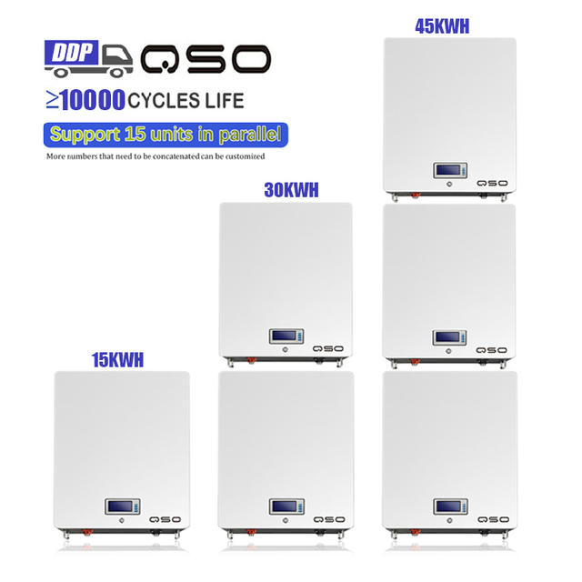 Power Wall Mount 48V 100Ah 200Ah 230Ah 280Ah 600Ah 30Kw 10Kwh 16Kwh 30Kwh 15Kwh 51.2V 300Ah 314Ah Lifepo4 Lithium Battery Pack