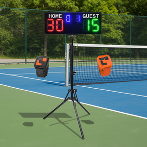 Marcador Digital LED para Tenis y <span class=keywords><strong>Pádel</strong></span> Ganxin, Portátil, con Visibilidad Clara, Seguimiento de Juegos, Control por Reloj y Soporte de Trípode - Product Image 1