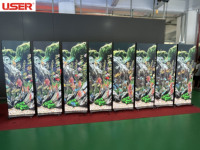 USER signe hd couleur wi-fi contrôle affiche led affichage LED affiche P1.86 mur led panneau écran affichage