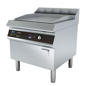 10KW lestov thương mại lớn cảm ứng flattop sắt vỉ nướng cho thực phẩm xe tải nhà hàng nướng thực phẩm - Product Image 2