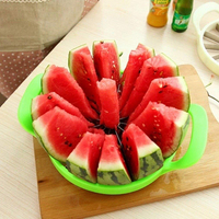 Rvs Watermeloen Slicer Cutter Mes Corer Fruit Groente Gereedschap Keuken Gadgets