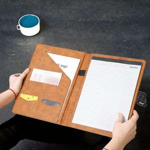 Điều hành <span class=keywords><strong>A4</strong></span> da danh mục đầu tư thư mục padfolio Đại học văn phòng thiết yếu kim loại clipboard kinh doanh tài liệu Organizer <span class=keywords><strong>PU</strong></span> tập tin - Product Image 2
