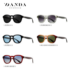 Vanda Sunglasses S31129 Polarized UV400 Unisex Acetate <b>Frame</b> Type 3 Sunshades - Product Image 4